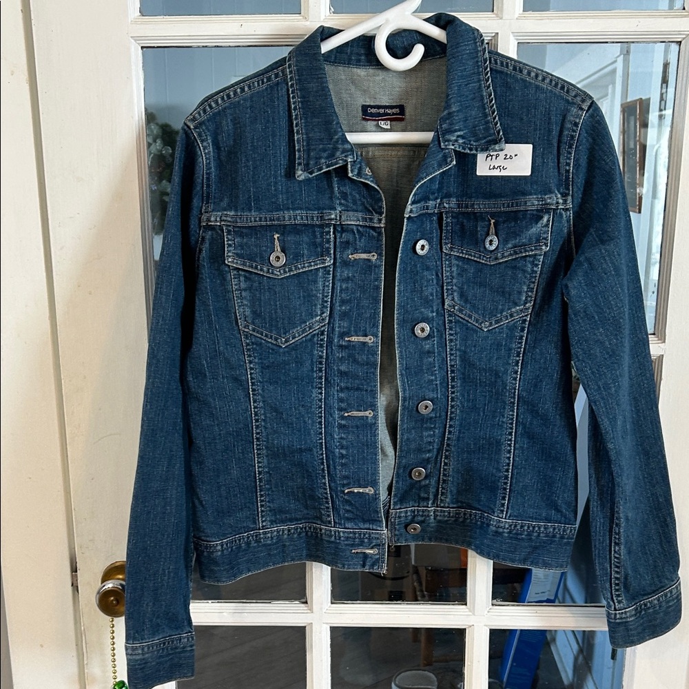 981.   Denver Hayes Dark Blue Jean Jacket